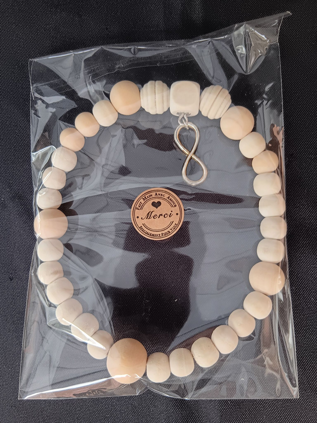 Porte-serviette en Perles de Bois 