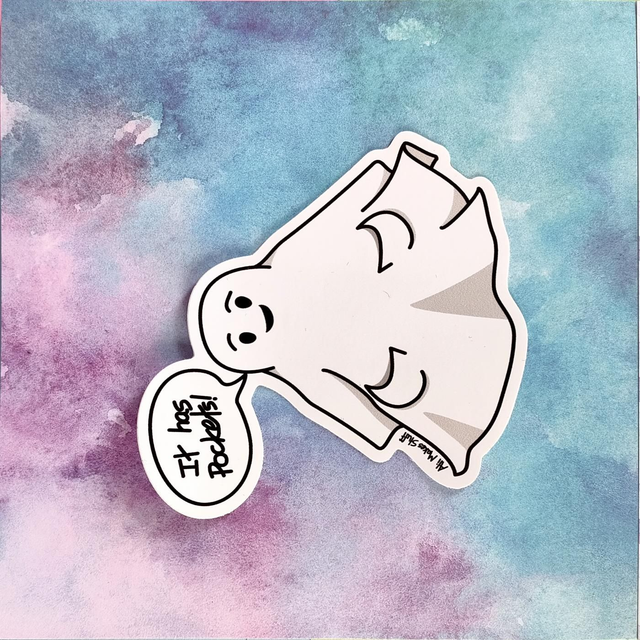 Sticker Ghost of Pockets