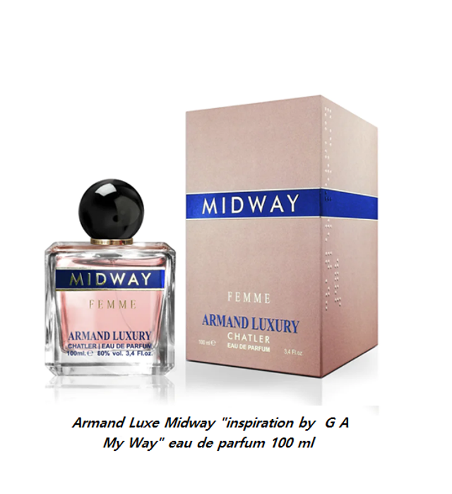 Armand Luxe Midway " inspiration by  G A  My Way " femme eau de parfum 100 ml
