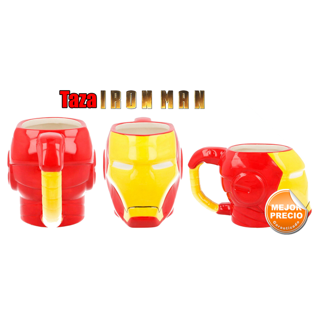 TAZA 3D 410ml IRON MAN