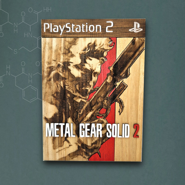 Portada de Madera Metal Gear Solid 2