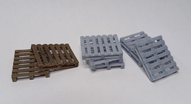7mm Scale / 0 Gauge Pallets (Euro)