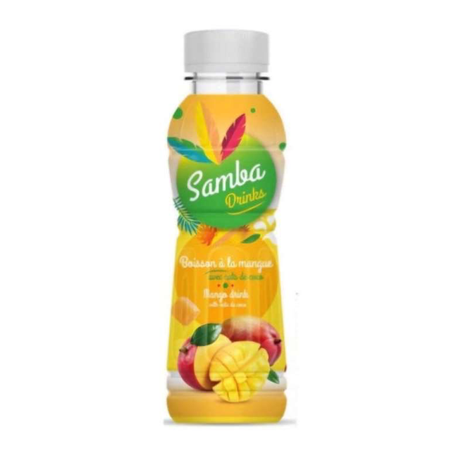  Samba Drinks – Boisson à la Mangue & Nata de Coco (50cl)