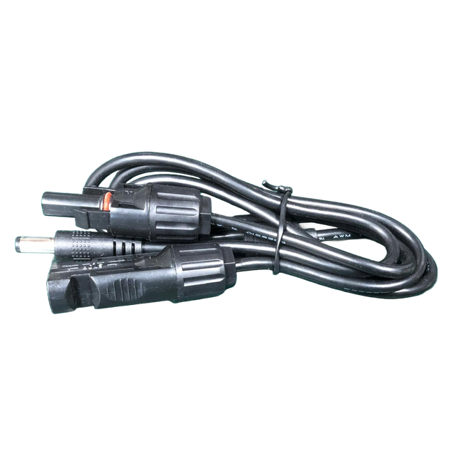 Enginstar R350 Solar Panel Patch Lead Black | 1 Meter