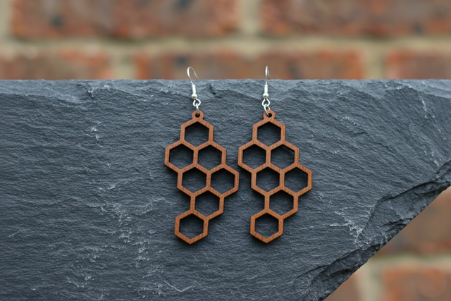 BOUCLE D'OREILLE N°5 : Ruche #2