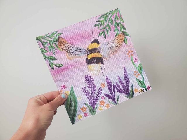 &quot;Buzzy Bee&quot; Print