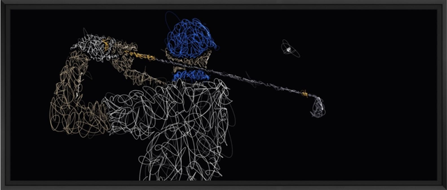 Golfeur droit devant (limité à 8 exemplaires)