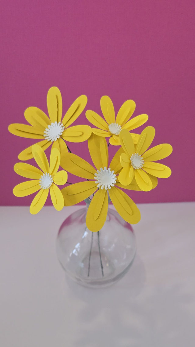 Kit de Fleurs en Papier "Dahlia Dirladada" – DIY Créatif et Bouquet Éternel