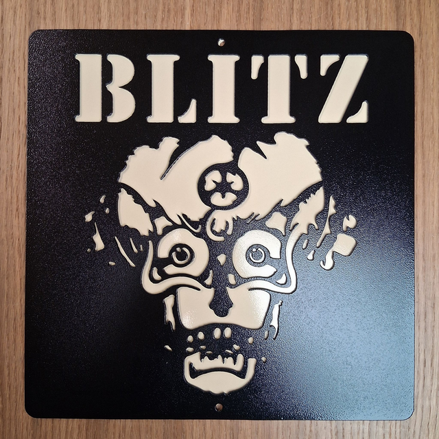 Blitz All Out Plaque