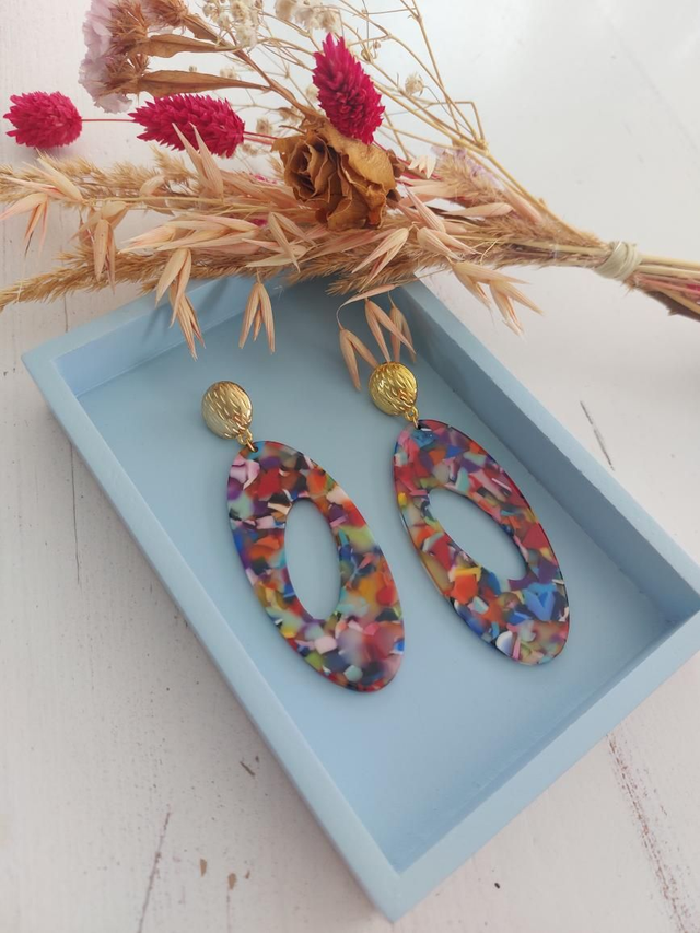 Boucles d&#039;oreilles Églantine 