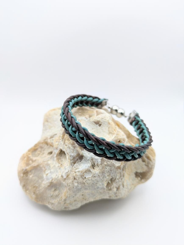 Slim Flat Braid Kumihimo Bracelet (2)