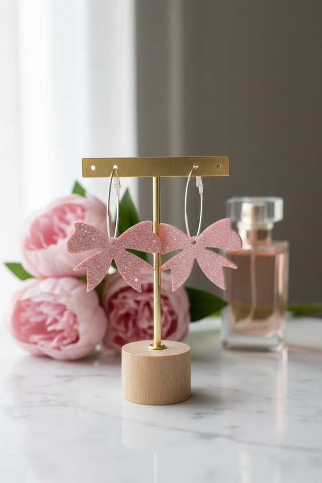 Boucles Nœud grand modèle- Collection Pivoine