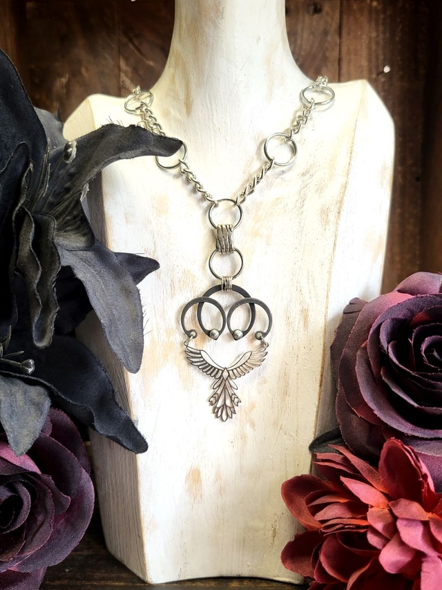 Collier Néo Circlips "Phenix"