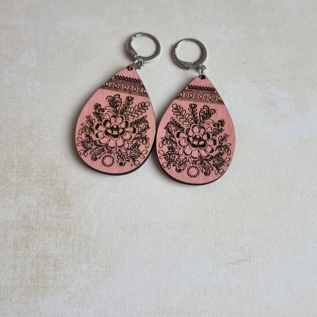 BO Flower power Rose corail