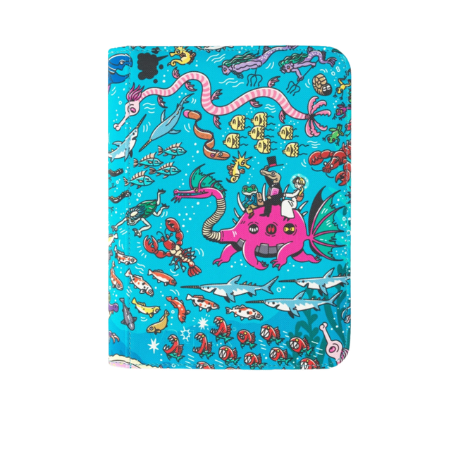 Vault X: 4-Pocket Exo-Tec® Zip Binder Water: Osare
