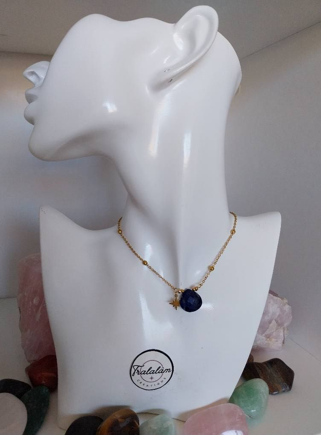 ✨Collier "Les Jolies Pierres" Lapis Lazuli doré ✨