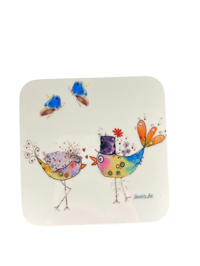 Untersetzer "Vogelpärchen"