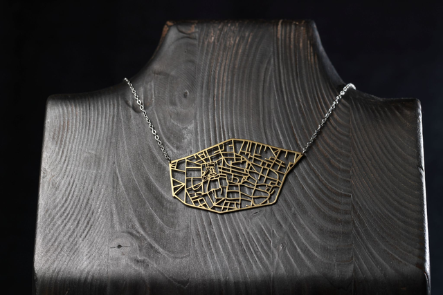 Paris - Montmartre | Collier | Laiton | Dédale