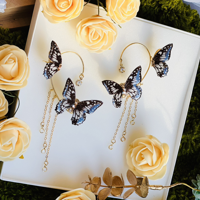 Papillons noir or complets 