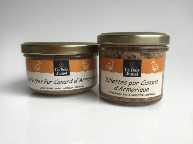 Rillettes purs canard d'Armorique 