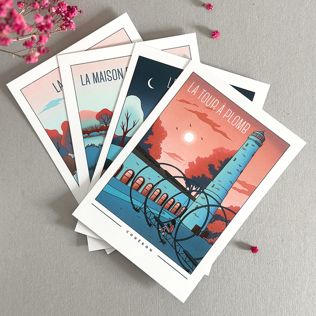 Lot 4 affiches "Couëron " - A4