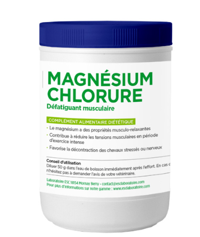 MAGNESIUM CHLORURE – Récupération musculaire cheval et gestion du stress