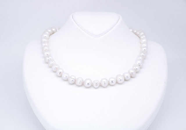 Klassische Perlenkette - Berta - 45 cm