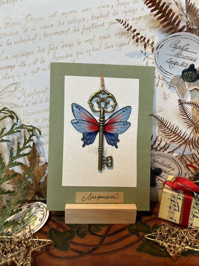 Clé Féerique - Papillon Fairy Irisaë