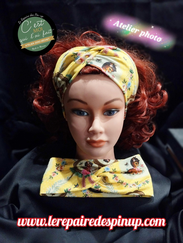 Bandeau Cheveux Croisé Modèle Bambi