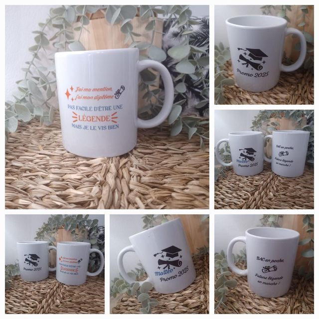 Mug des Légendes diplômées – Promo selon l'année en cours