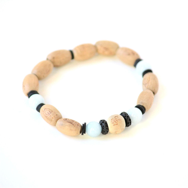 Bracelet Unisexe 100% recyclé - PERLES et CHAMBRE à AIR RECYCLÉES - Pièce Unique 