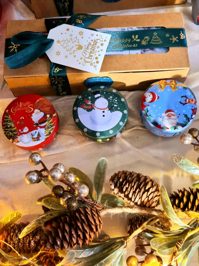 Coffret Noël trio de Bougies