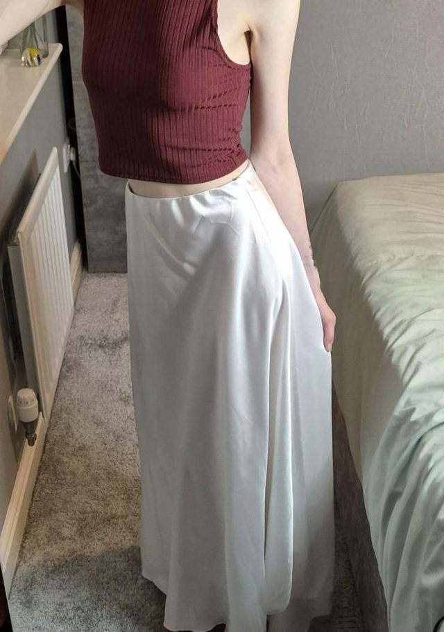 Ivory Slip Skirt