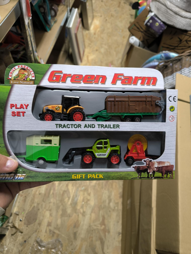 COFFRET VEHICULE DE LA FERME GREEN FARM