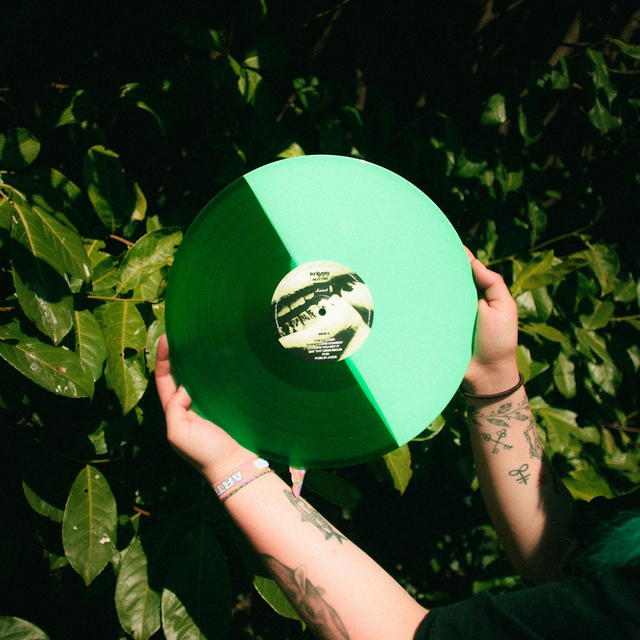 'GLITTER' LP - 12" - HALF &amp; HALF VINYL