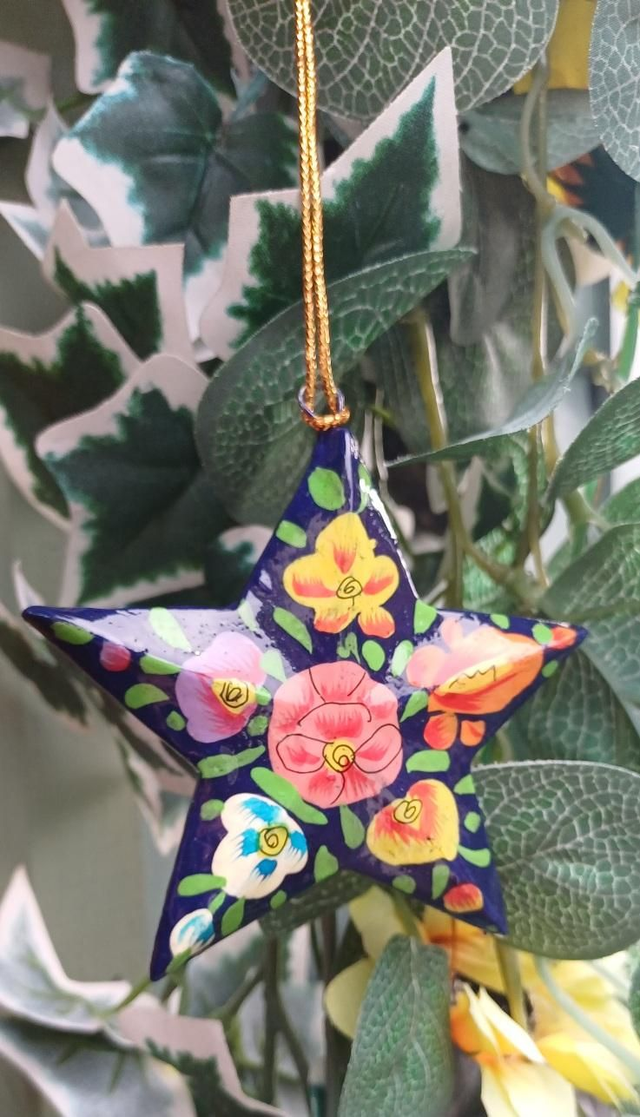 Hand Painted Kashmiri Stars