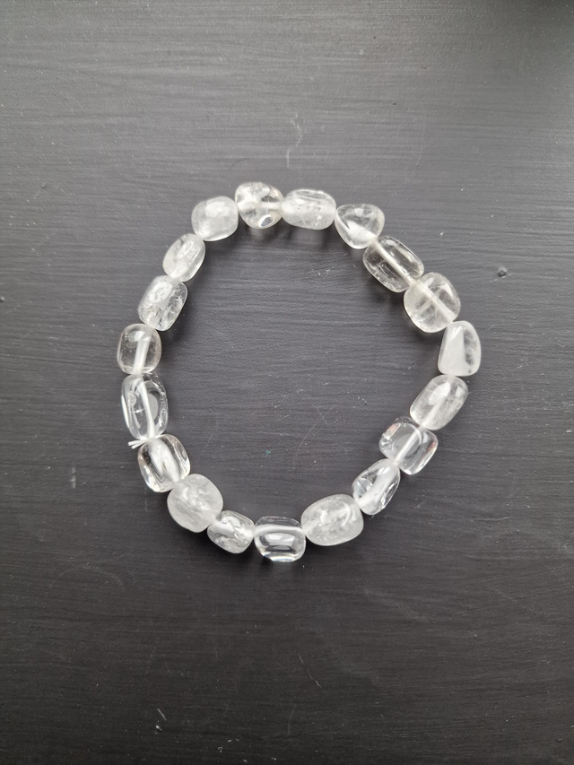Clear quartz bracelet 