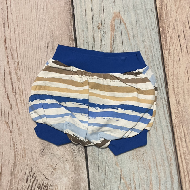 Sommershort, Größe 74, blaue Streifen 