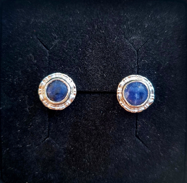 Boucles d&#039;oreilles Sodalite