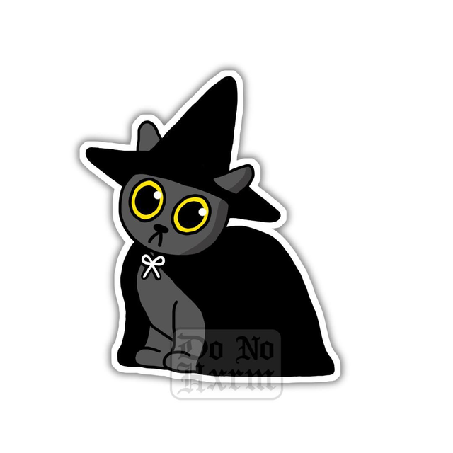 Witch Cat Sticker