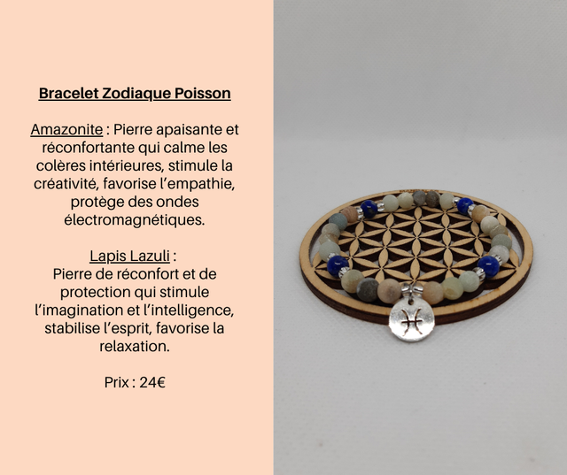 35- Bracelet Zodiaque Poisson