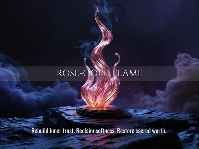 Rose Gold Flame - SAME DAY DELIVERY 