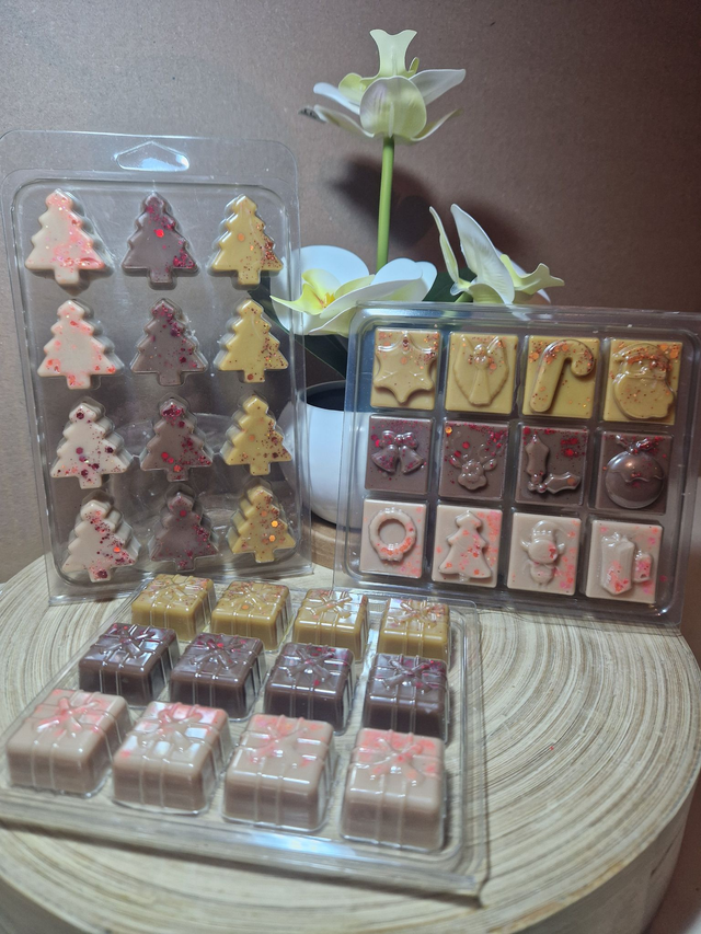  Rocher paliné, mousse au chocolat, marron glacé 