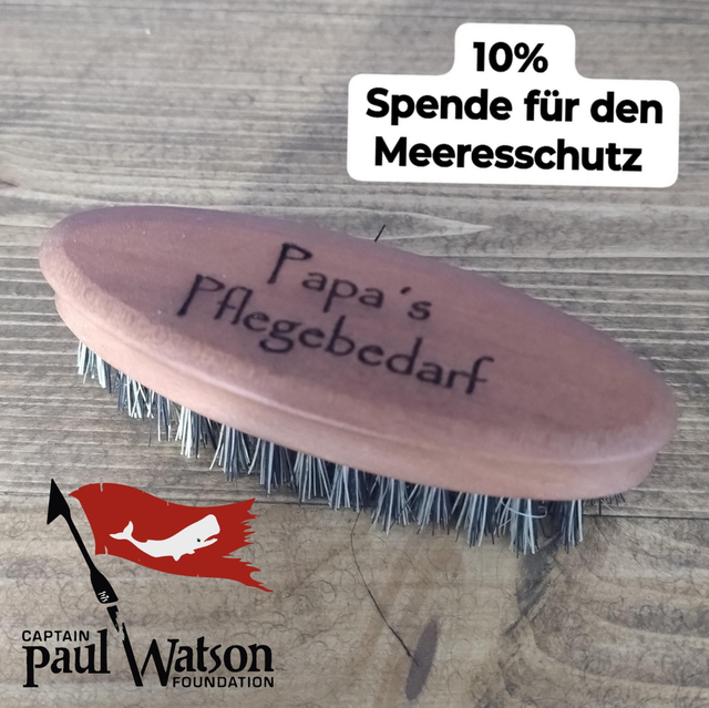 Bartbürste "Papa's Pflegebedarf"