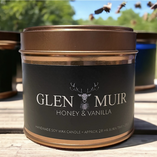 Honey &amp; Vanilla - Soy Candle