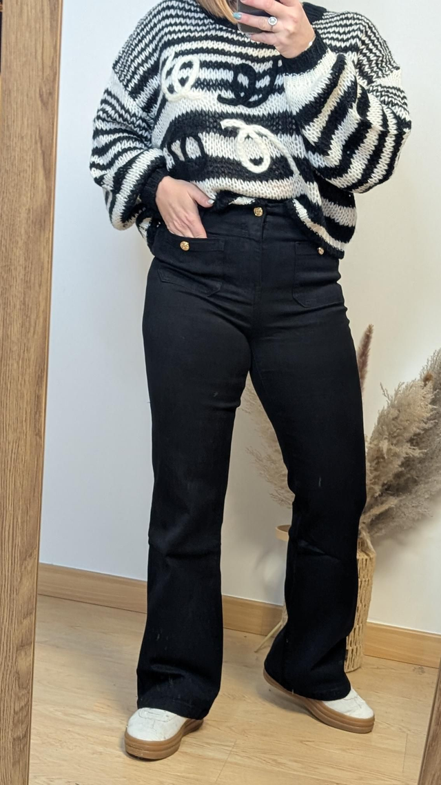 Ref PA06 jeans "Célio"  noir