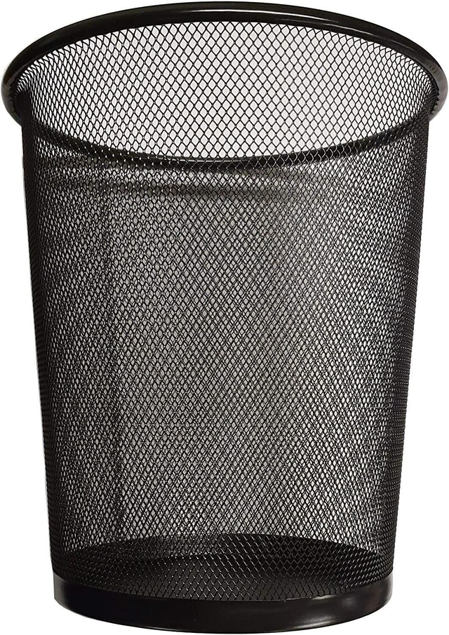 Circular Mesh Wastebasket Trash Can, Waste Basket Garbage Can Bin office
