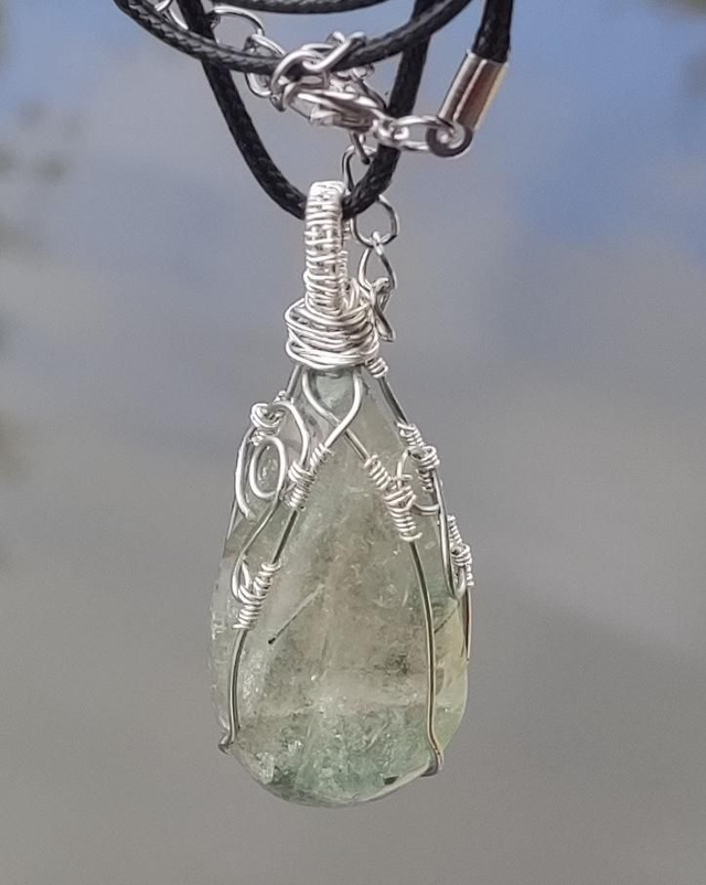 Garden/Ghost Crystal Pendant