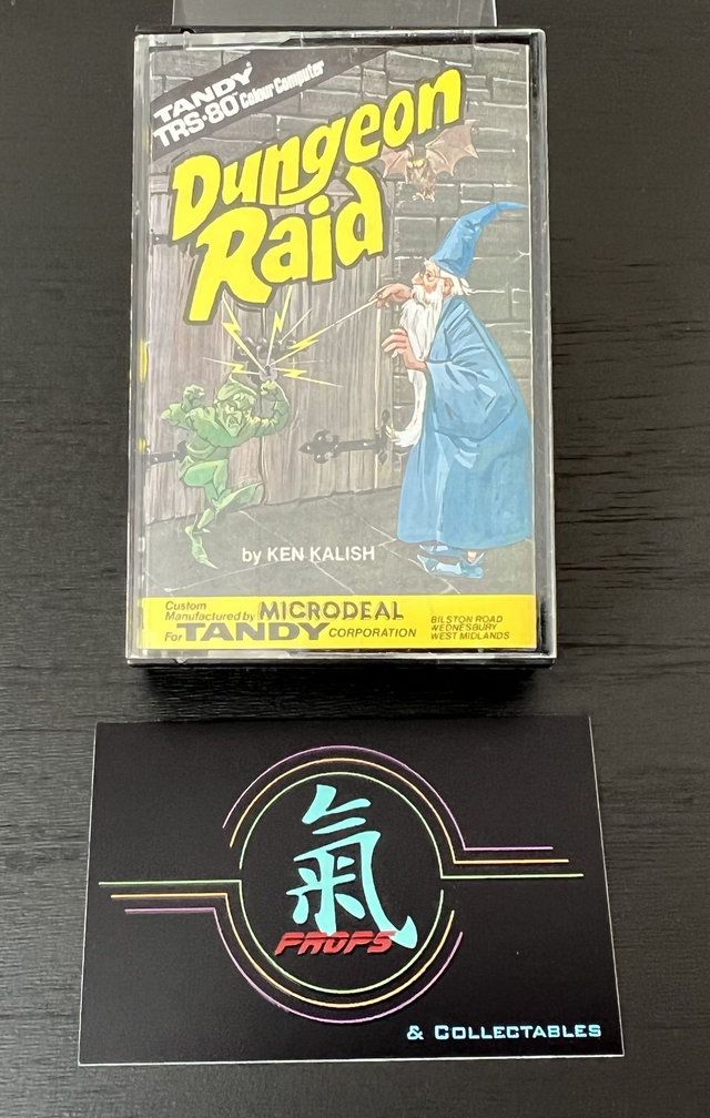 Tandy TRS-80 Colour Computer : Dungeon Raid * Microdeal * 1984 * Cassette