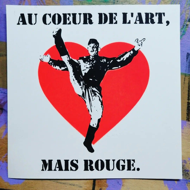 AU COEUR DE L'ART, MAIS ROUGE
